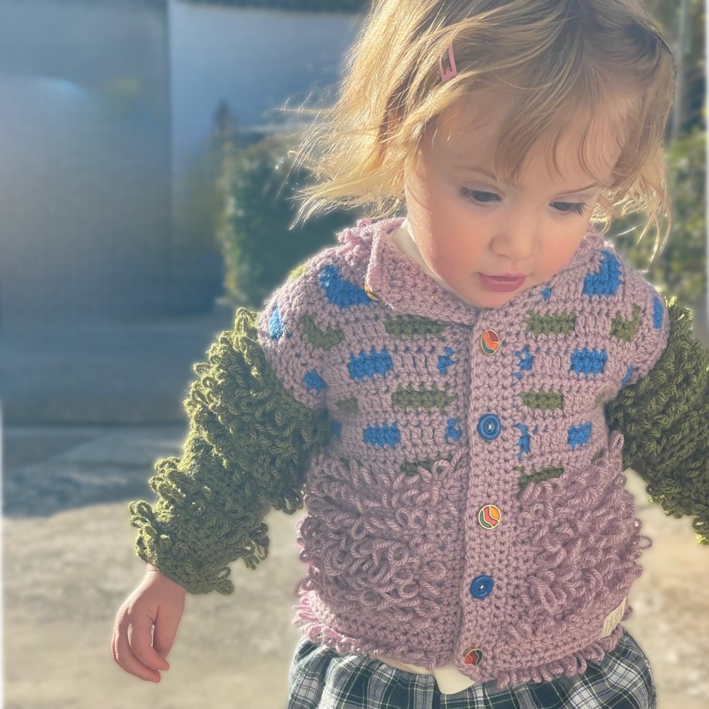 Wool Cardigan - One of a kind