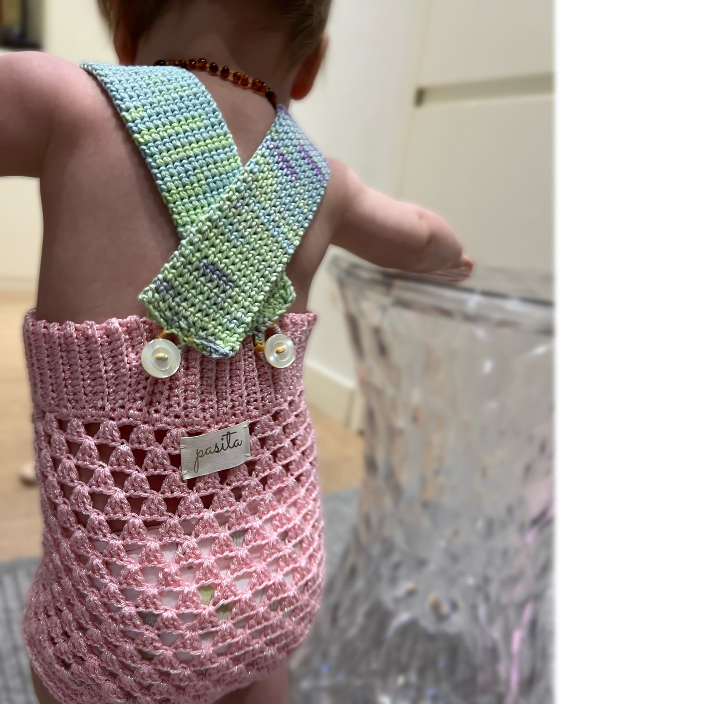 Marshmallow Romper - One of a kind