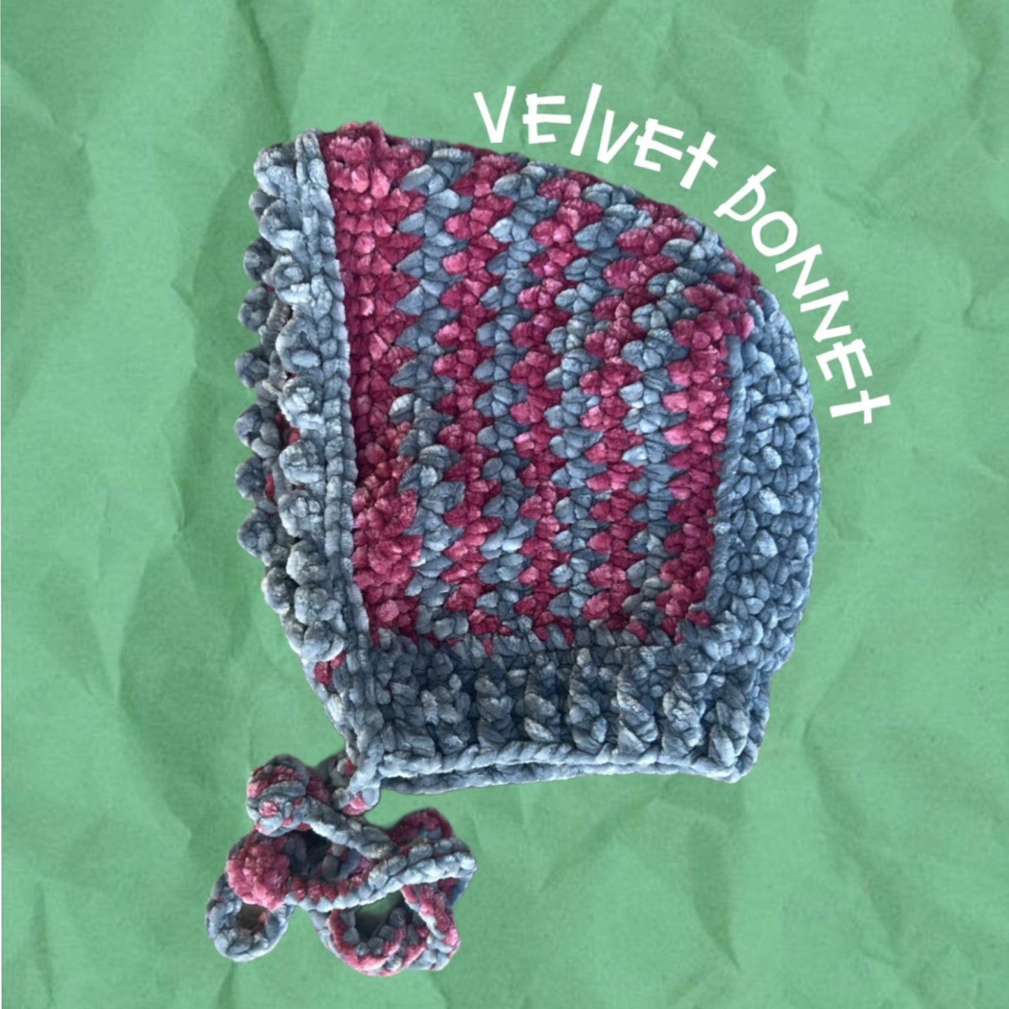 Velvet Bonnet - One of a kind