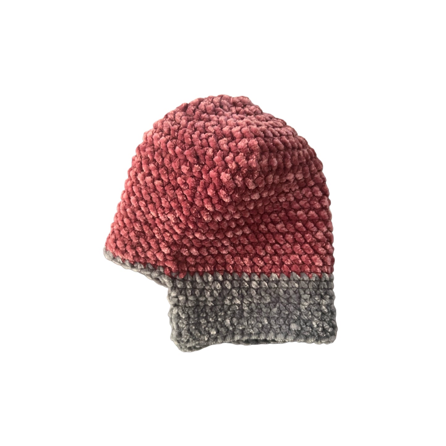 Velvet Beanie Hat - One of a kind
