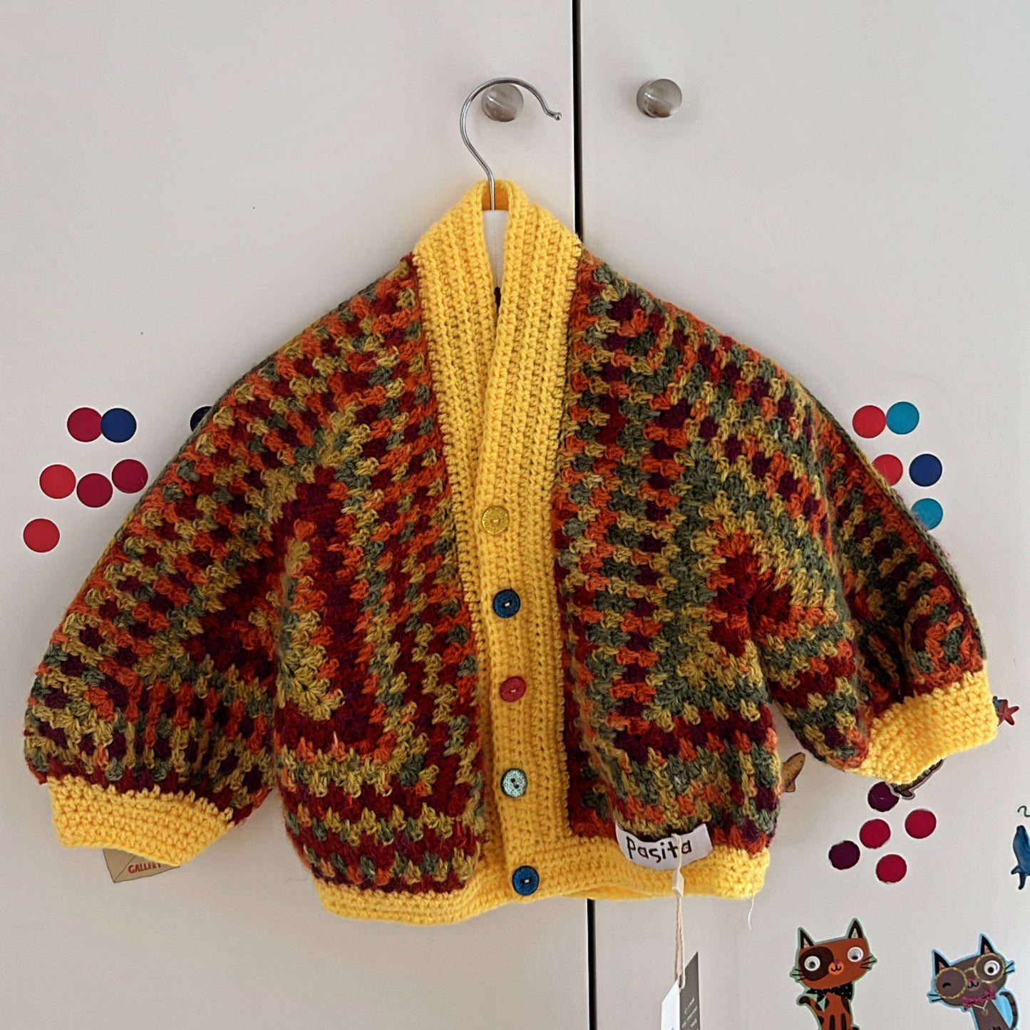 Cárdigan tipo kimono de lana - Bajo pedido