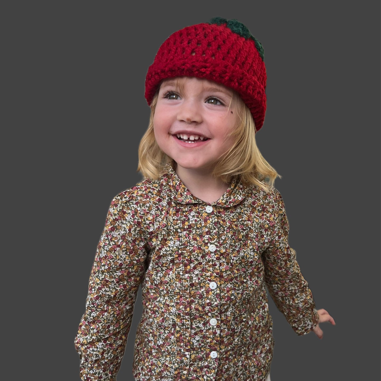 Gorro de fresa - Bajo pedido