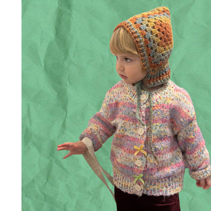 Colorful wool Bonnet