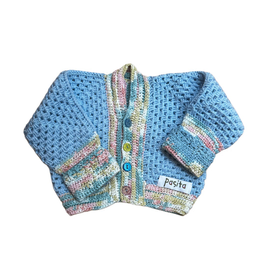 Cardigan Sky Blue - Made to order