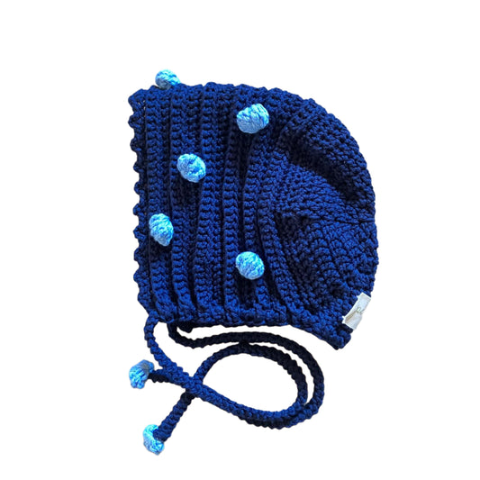 Blue Seta Bonnet