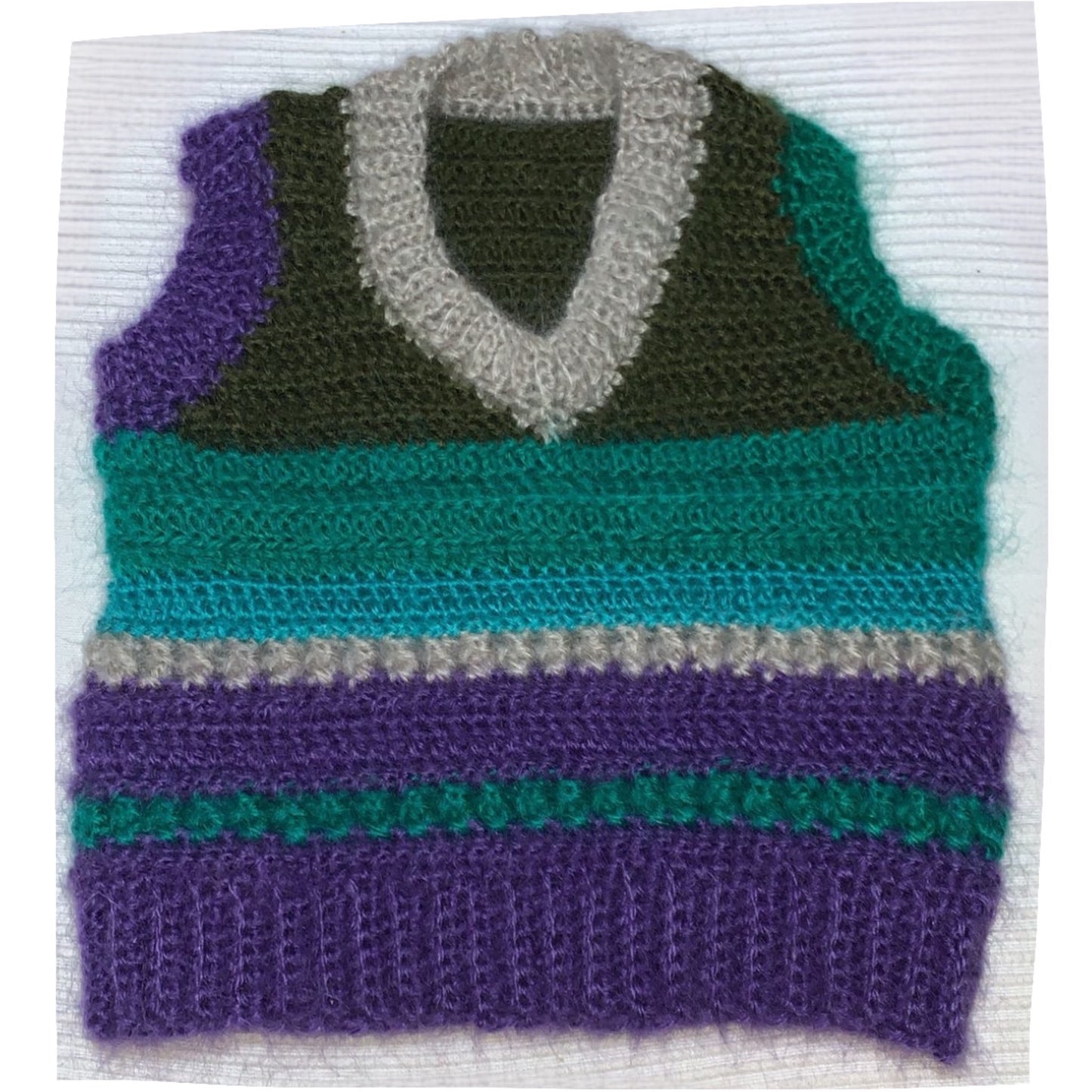 Crochet Mohair Vest